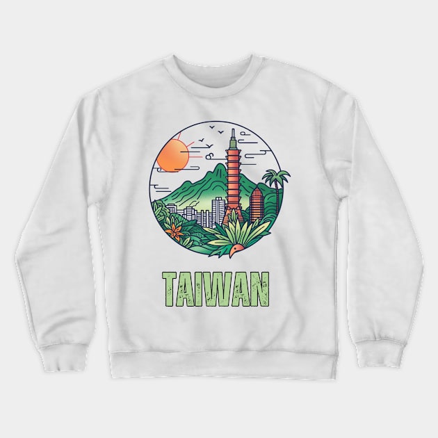 Taiwan Crewneck Sweatshirt by Mary_Momerwids